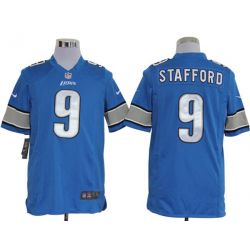 Cheap Matthew Stafford Lions Jersey #9 Blue From China Game