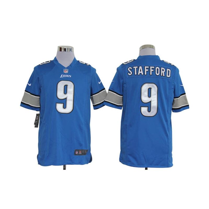 Cheap Matthew Stafford Lions Jersey #9 Blue From China Game