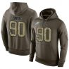 Cheap Marcus Smith Eagles Hoodie From China Olive Salute To Service #90