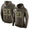 Cheap Mike Mitchell Steelers Hoodie From China Olive Salute To Service #23