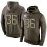 Cheap Jerome Bettis Steelers Hoodie From China Olive Salute To Service #36