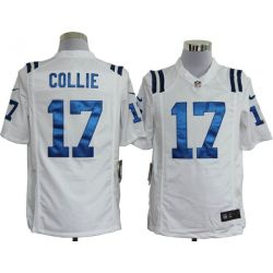 Cheap Austin Collie Colts Jersey #17 White From China Game