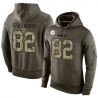 Cheap John Stallworth Steelers Hoodie From China Olive Salute To Service #82