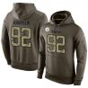 Cheap James Harrison Steelers Hoodie From China Olive Salute To Service #92