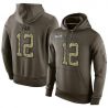 Cheap 12th Fan Seahawks Hoodie From China Olive Salute To Service #12