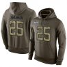 Cheap Richard Sherman Seahawks Hoodie From China Olive Salute To Service #25