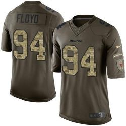 Cheap Leonard Floyd Bears Jersey From China Olive Salute To Service #94