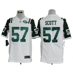 Cheap Bart Scott Jets Jersey #57 White From China Game