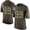 Cheap DeForest Buckner 49ers Jersey From China Olive Salute To Service #99