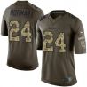 Cheap Josh Norman Redskins Jersey From China Olive Salute To Service #24
