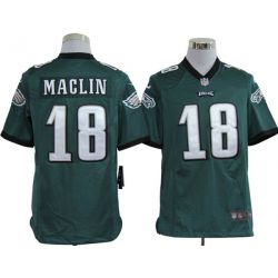 Cheap Jeremy Maclin Eagles Jersey #18 Green From China Game