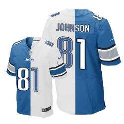 Cheap Calvin Johnson Lions Jersey From China Split #81