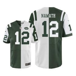 Cheap Joe Namath Jets Jersey From China Split #12