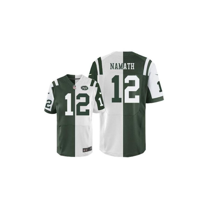 Cheap Joe Namath Jets Jersey From China Split #12