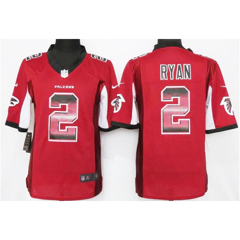 Cheap Matt Ryan Falcons Jersey From China Red Strobe Limited #2