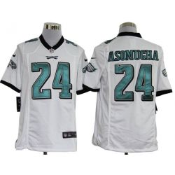 Cheap Nnamdi Asomugha Eagles Jersey #24 White From China Game