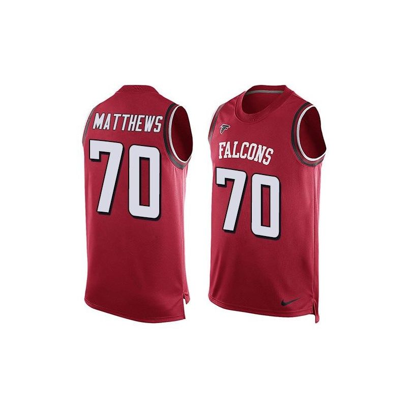 Cheap Jake Matthews Falcons Tank Top From China #70