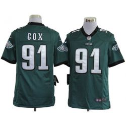 Cheap Fletcher Cox Eagles Jersey #91 Green From China Game