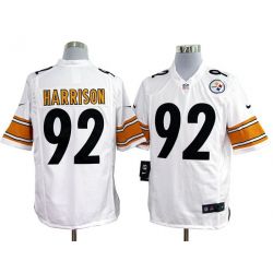 Cheap James Harrison Steelers Jersey #92 White From China Game