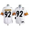 Cheap James Harrison Steelers Jersey #92 White From China Game