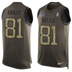 Cheap Marcus Easley Bills Tank Top From China Salute TO Service Olive #81
