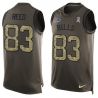 Cheap Andre Reed Bills Tank Top From China Salute TO Service Olive #83