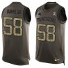 Cheap Thomas Davis Sr Panthers Tank Top From China Salute TO Service Olive #58