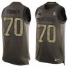 Cheap Trai Turner Panthers Tank Top From China Salute TO Service Olive #70