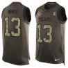 Cheap Kevin White Bears Tank Top From China Salute TO Service Olive #13