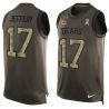 Cheap Alshon Jeffery Bears Tank Top From China Salute TO Service Olive #17