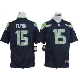 Cheap Matt Flynn Seahawks Jersey #15 Blue From China Game