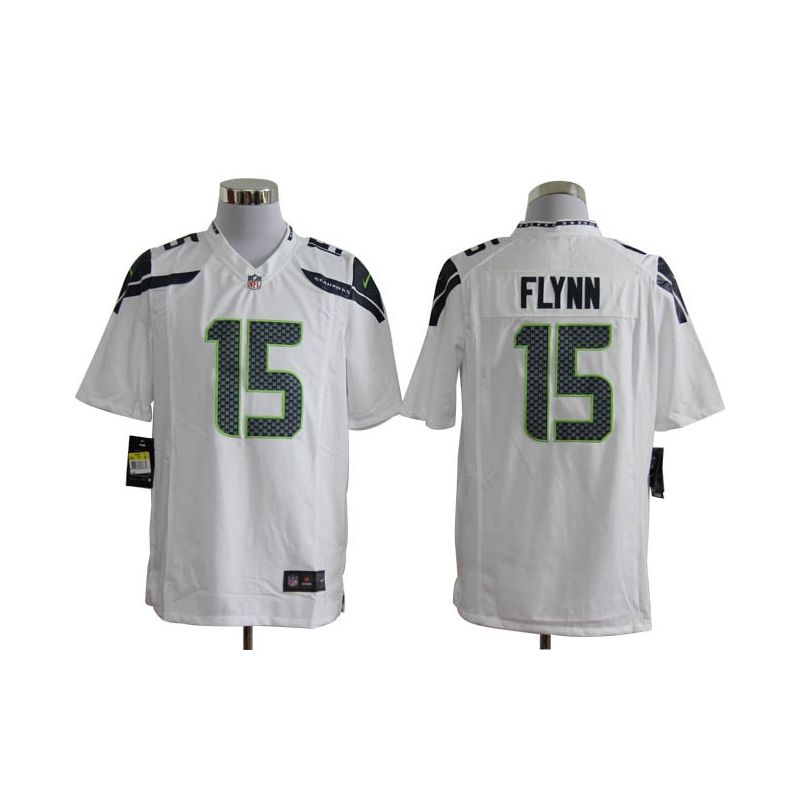 Cheap Matt Flynn Seahawks Jersey #15 White From China Game