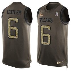 Cheap Jay Cutler Bears Tank Top From China Salute TO Service Olive #6