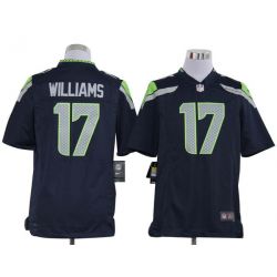 Cheap Mike Williams Seahawks Jersey #17 Dark Blue From China Game