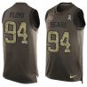 Cheap Leonard Floyd Bears Tank Top From China Salute TO Service Olive #94