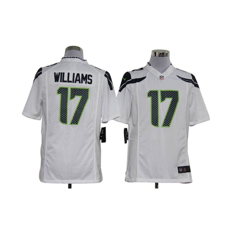 Cheap Mike Williams Seahawks Jersey #17 White From China Game