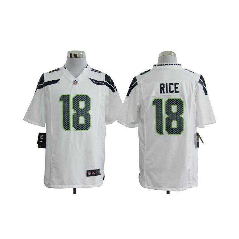 Cheap Sidney Rice Seahawks Jersey #18 White From China Game