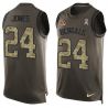 Cheap Adam Jones Bengals Tank Top From China Salute TO Service Olive #24