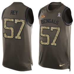 Cheap Vincent Rey Bengals Tank Top From China Salute TO Service Olive #57
