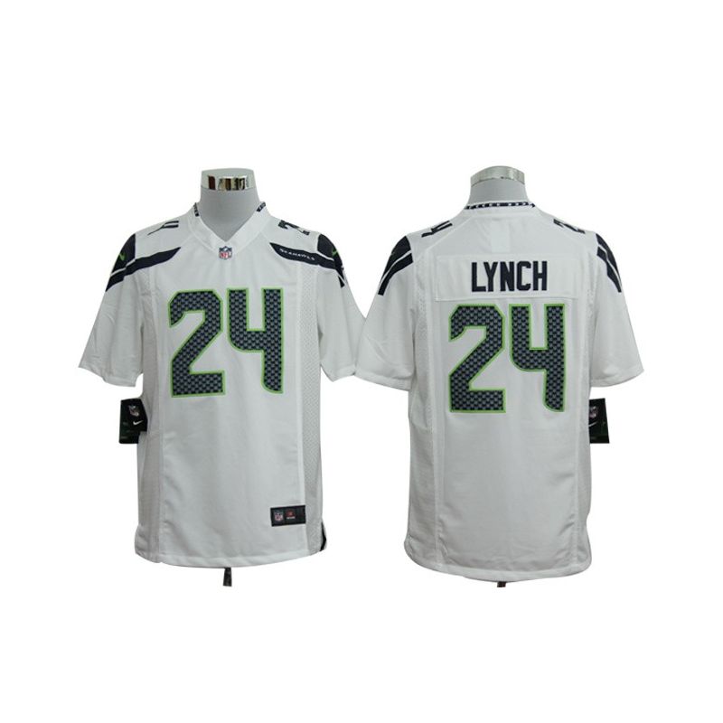 Cheap Marshawn Lynch Seahawks Jersey #24 White From China Game