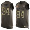 Cheap Domata Peko Bengals Tank Top From China Salute TO Service Olive #94