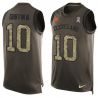 Cheap Robert Griffin III Browns Tank Top From China Salute TO Service Olive #10
