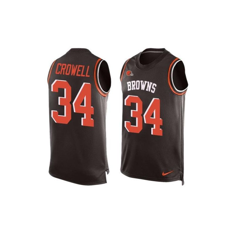Cheap Isaiah Crowell Browns Tank Top From China #34