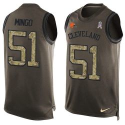 Cheap Barkevious Mingo Browns Tank Top From China Salute TO Service Olive #51