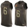 Cheap Cody Kessler Browns Tank Top From China Salute TO Service Olive #6