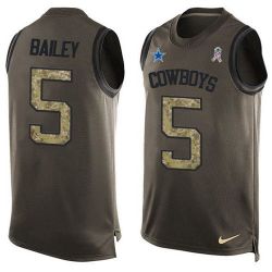 Cheap Dan Bailey Cowboys Tank Top From China Salute TO Service Olive #5