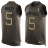 Cheap Dan Bailey Cowboys Tank Top From China Salute TO Service Olive #5