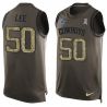 Cheap Sean Lee Cowboys Tank Top From China Salute TO Service Olive #50