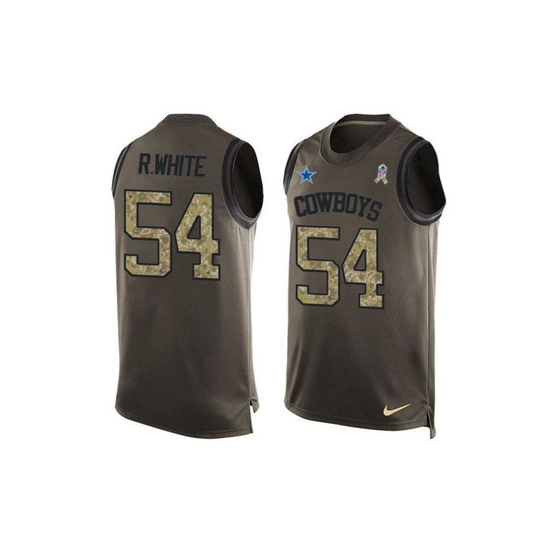 Cheap Randy White Cowboys Tank Top From China Salute TO Service Olive #54