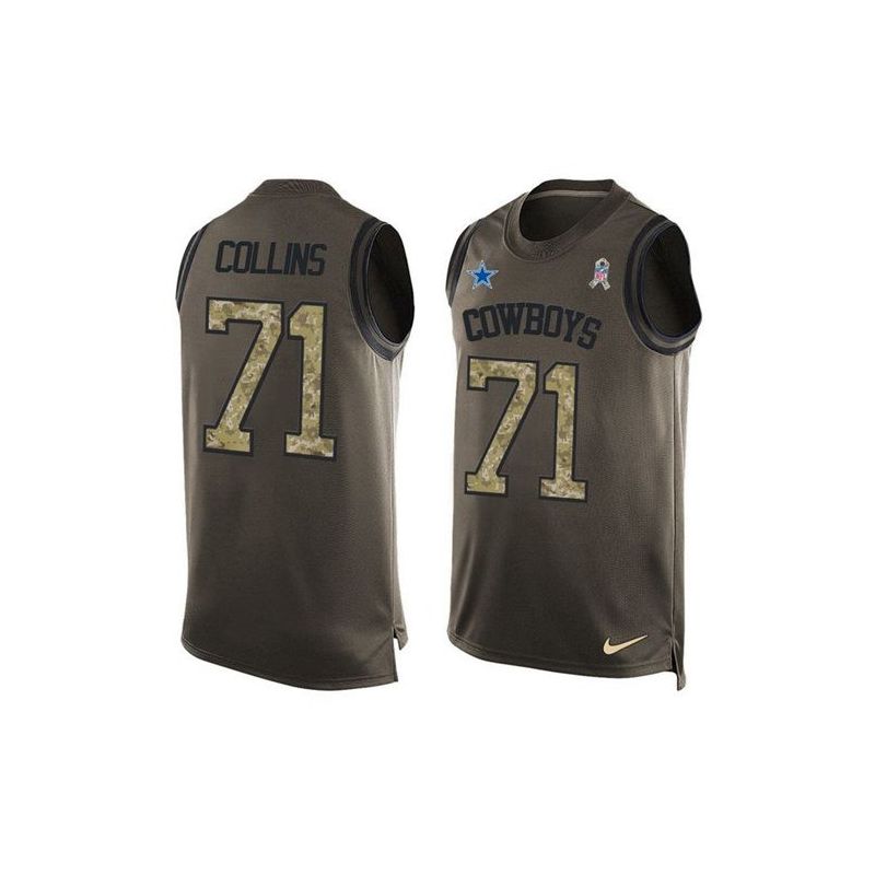 Cheap Lael Collins Cowboys Tank Top From China Salute TO Service Olive #71